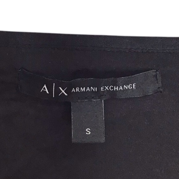 A/X Armani Exchange Black Sequin Sleeveless Blouse Size Small - Picture 5 of 7